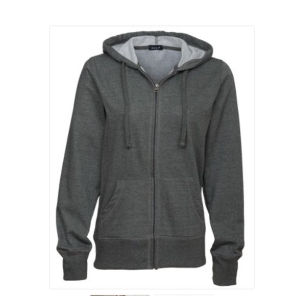 Ladies Lightweight Fleece Hood zipper front jacket Enza New in Package - Picture 2 of 8